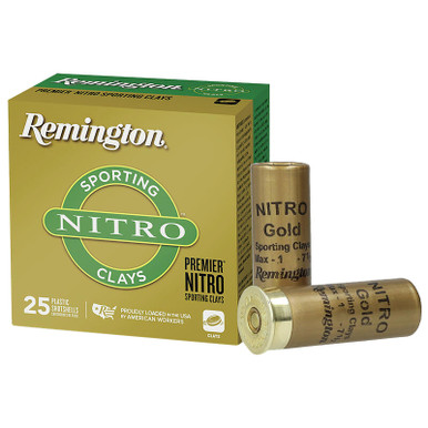 Remington Ammunition R20132 Premier Nitro Sporting Clay 12 Gauge 2.75" 1 oz 7.5 Shot 25 Per Box/ 10 Cs