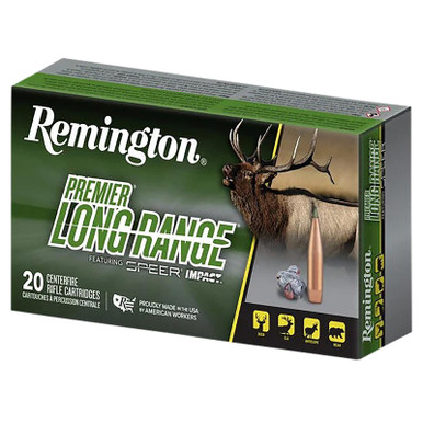 Remington Ammunition R28830 Premier Long Range 300PRC 215gr Speer Impact 20 Per Box/10 Case