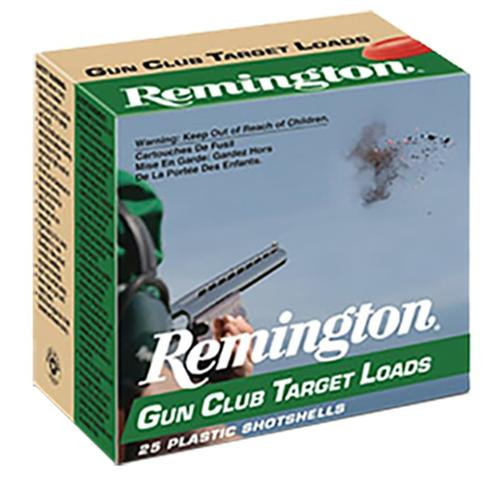 Remington Gun Club Target 12 Ga, 2.75", 1-1/8oz, 7.5 Shot, 25rd Box