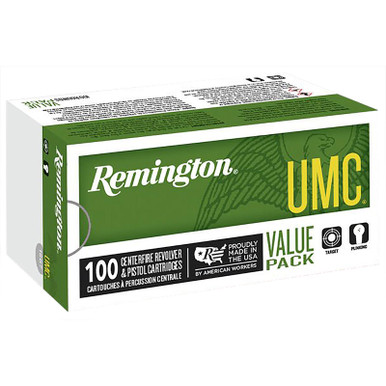 Remington Ammunition 23771 UMC Value Pack 38Special+P 125gr Jacket Hollow Point 100 Per Box/6 Case
