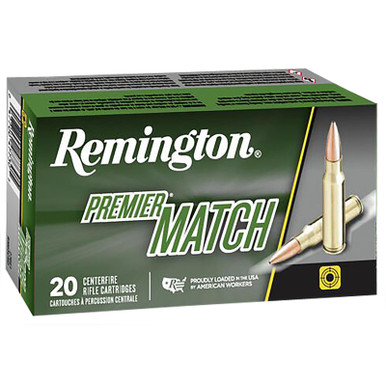 Remington Ammunition 27680 Premier Match 223Rem 69gr Sierra MatchKing BTHP 20 Per Box/10 Case