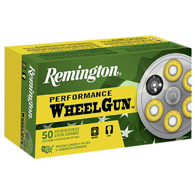 Remington Ammunition 22278 Performance WheelGun 38S&W 146gr Lead Round Nose 50 Per Box/10 Case