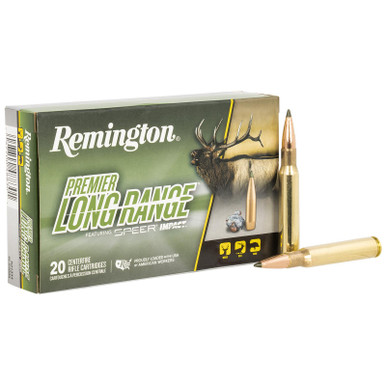 Remington Ammunition R21344 Premier Long Range 30-06Springfield 175gr Speer Impact 20 Per Box/10 Case