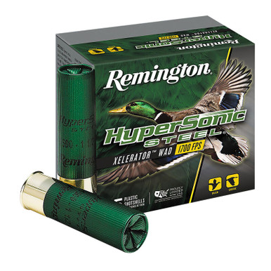 Remington Ammunition 26741 HyperSonic Steel 12Gauge 3" 1 1/8oz BBShot 25 Per Box/10 Case