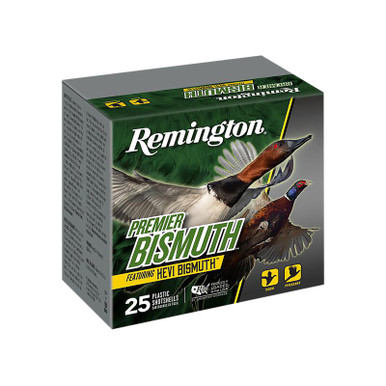 Remington Ammunition R20508 Premier Bismuth 20Gauge 3" 1 1/4oz 5Shot 25 Per Box/10 Case