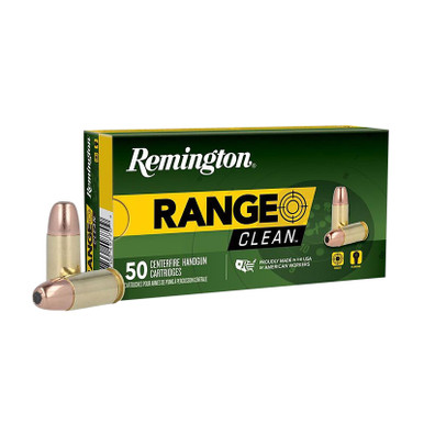 Remington Ammunition 27681 Range 9mmLuger 115gr Flat Nose Enclosed Base 50 Per Box/10 Case