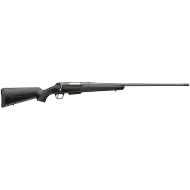 Winchester Repeating Arms 535801294 XPR Extreme 6.5 PRC 3+1 24" Tungsten Cerakote Fluted Threaded Barrel & Drilled & Tapped Steel Receiver, Fixed Black Synthetic Stock