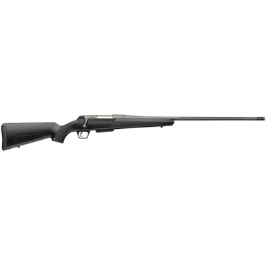 Winchester Repeating Arms 535801228 XPR Extreme 30-06 Springfield 3+1 24" Tungsten Cerakote Fluted Threaded Barrel & Drilled & Tapped Steel Receiver, Fixed Black Synthetic Stock