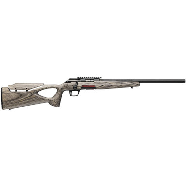Winchester Repeating Arms 525227102 Xpert Target 22 LR 10+1 18" Matte Black Threaded Bull Barrel, Matte Black Picatinny Rail Steel Receiver, Gray Adj Comb & LOP Thumbhole Laminate Stock