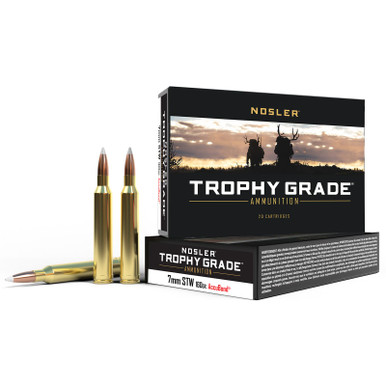 Nosler 60047 Trophy Grade 7mmSTW 160gr Nosler AccuBond 20 Per Box/10 Case