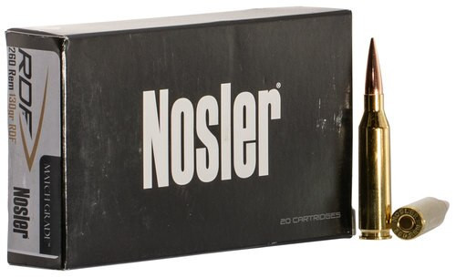Nosler Match Grade RDF 260 Remington 130gr, Hollow Point Boat Tail, 20rd Box