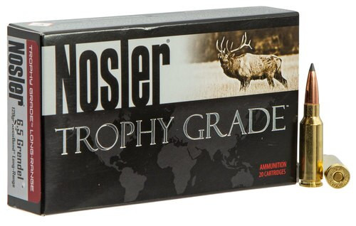 Nosler Trophy 6.5mm Grendel 129gr, AccuBond, 20rd Box