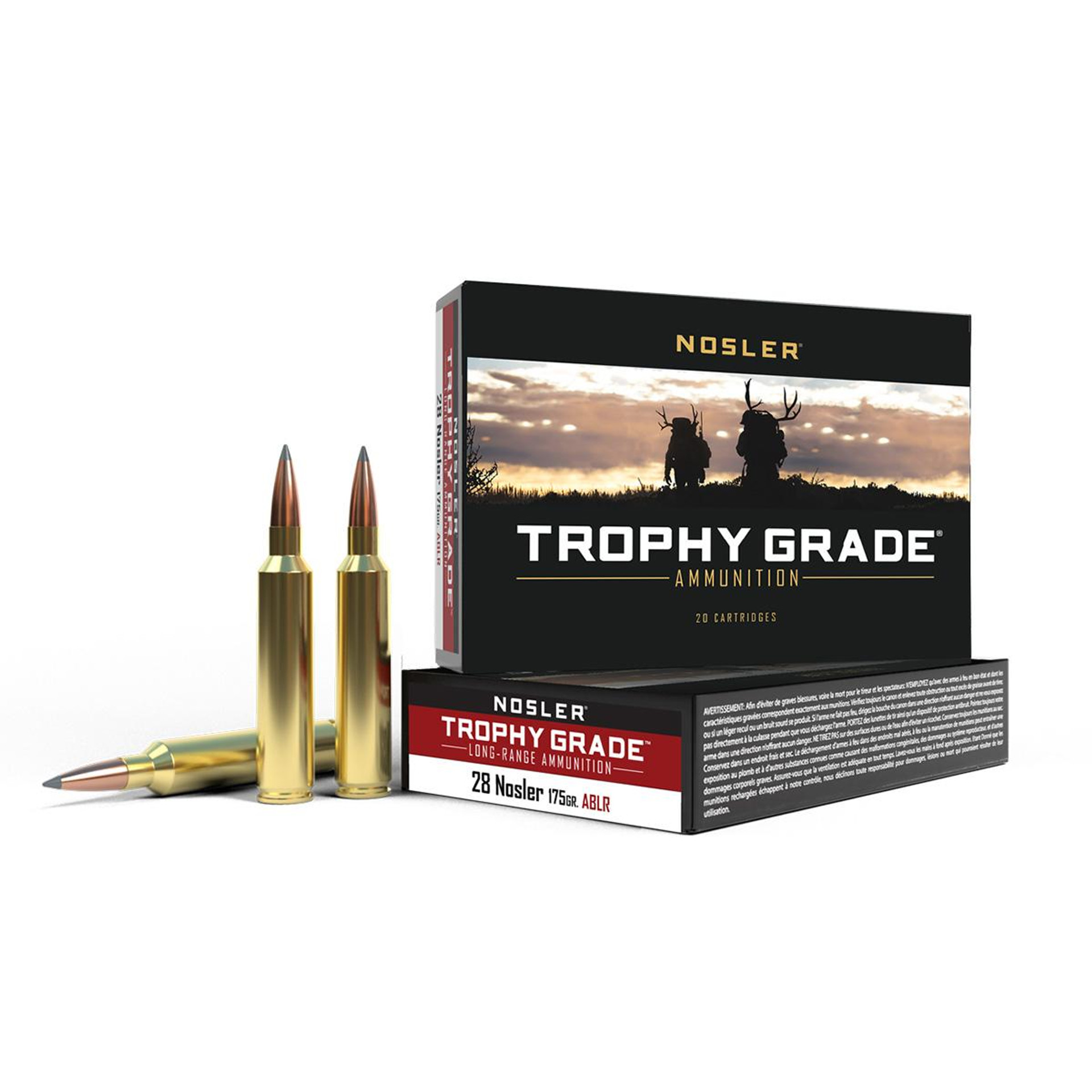 Nosler Trophy Grade 28 Nosler 175gr ABLR #60155