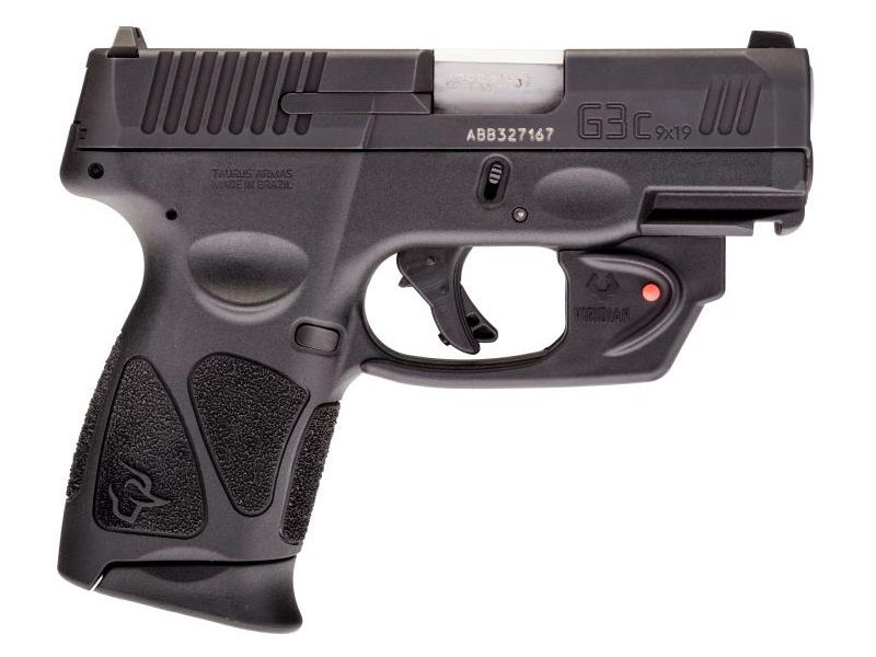 Taurus G3C Pistol 1-G3C931VL, 9mm, 3.2in, Black Polymer Grips, 12 Rds