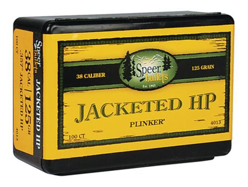 Speer Bullets Handgun Plinking 38 Caliber .357 125gr, JHP 100 Box, NOT AMMO THESE ARE RELOADING BULLETS