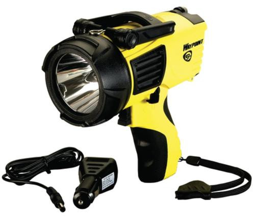 Streamlight WayPoint LED Spotlight 20/210 Lumens C Alk (4)/12V DC Yellow