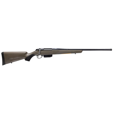 Tikka JRTXGSL31620MT T3x Superlite 308 Win 20" Blued Fluted Threaded Barrel, Blued Drilled & Tapped Steel Receiver, Fixed Green Synthetic Stock