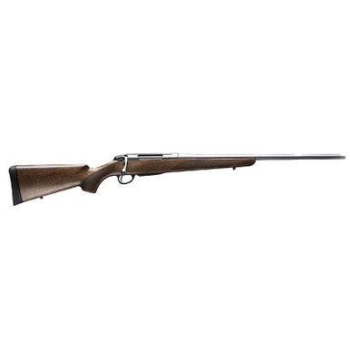 Tikka JRTXA71520MT T3x Hunter Full Size 243 Win 3+1 20" Matte Stainless Fluted Threaded Barrel, Matte Drilled & Tapped Stainless Steel Receiver, Fixed Oiled Walnut Wood Stock, Right Hand
