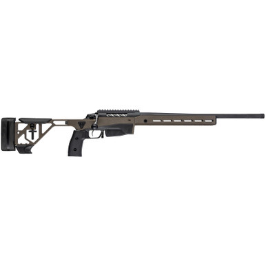 Tikka JRTXAGM31220 T3x Ace Game 223 Rem 10+1 24" Fluted Threaded Barrel, Bronze Cerakote Picatinny Rail Aluminum Receiver, M-LOK Handguard, Adjustable Aluminum Stock, Black Polymer Grip