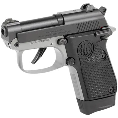 Beretta USA J20X22R8 20X Bobcat You're On Your Own 22 LR 8+1 2.40" Black Steel Barrel, Gray Cerakote ELS/Serrated Steel Slide, Black Polymer Frame w/Beavertail, Helica Texture Grip