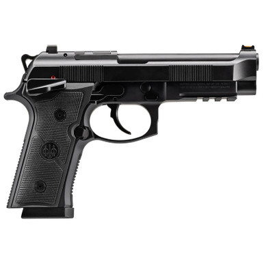 Beretta USA J92XFMSDA20 92GTS 9mm Luger 10+1 4.70" Black Inox Steel Barrel, Black Cerakote Optic Ready/Serrated Steel Slide + Aluminum Frame w/Beavertail & Picatinny Rail, Ambidextrous