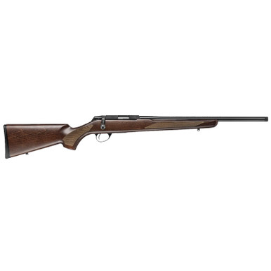 Tikka JRT1XH300SB T1X Hunter 22 LR 5+1 16" Black Threaded Barrel, Black Drilled & Tapped Steel Receiver, Oiled Fixed Wood Stock, Right Hand