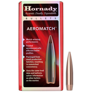 HORNADY 22777 BULL .224 77 HPBT AEROMATCH 100 Count