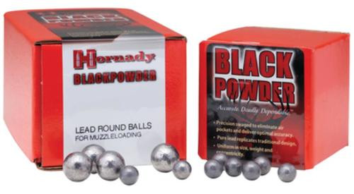 Hornady Black Powder Lead Balls 44 Caliber .454 100 Per Box/ 25 Case