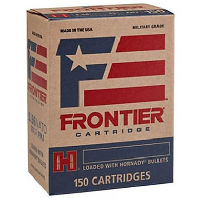 Hornady FR142 Frontier 223 Remington 55GR HP Match, 150 Rounds