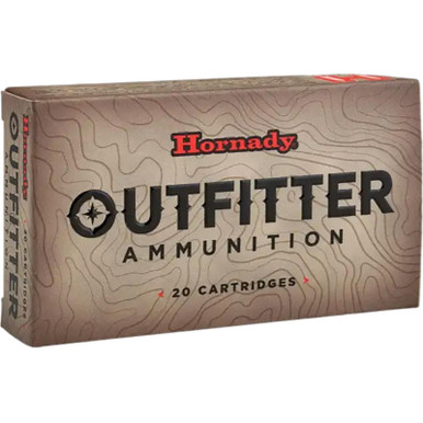 Hornady 813624 Outfitter 257WthbyMag 90gr Copper Alloy eXpanding 20 Per Box/10 Case