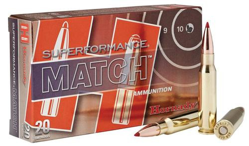 Hornady Superformance Match .308 Win, 168gr, ELD-Match, 20rd Box