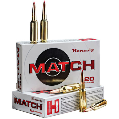 Hornady 81597 Match 6mm GT 109gr Extremely Low Drag-Match 20 Per Box/10 Case