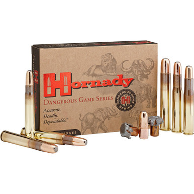 Hornady 82631 Dangerous Game 470NitroExpress 500gr DGX Bonded 20 Per Box/6 Case