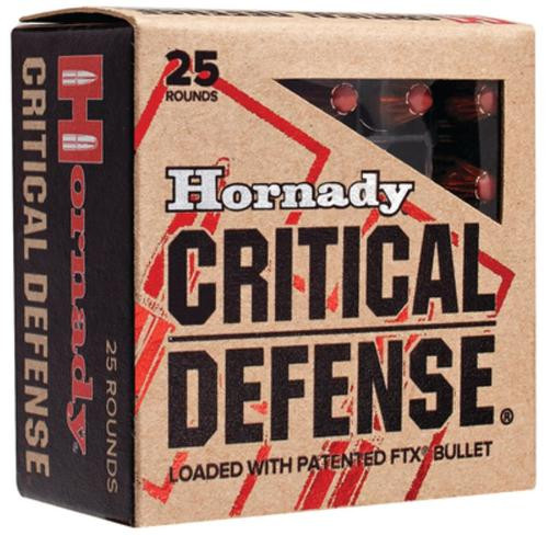Hornady Critical Defense 357Mag 125gr Hornady Flex Tip eXpanding 25 Per Box/10 Case