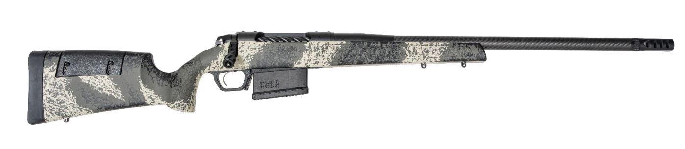 Weatherby 307 Range CSBG Rifle 3WR1765PPR4B, 6.5 PRC, 22" Carbon Stock, Backcountry Green, 5 Rds