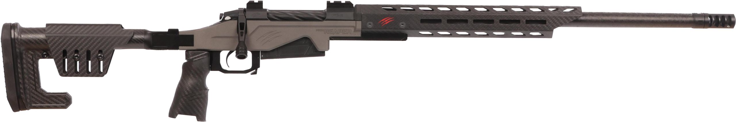 Fierce Reaper H-Tac Rifle FRHT7MMBC24TU, 7MM Backcountry, 24" C3 Carbon Barrel, Carbon Fiber Folding Stock, 3 Rds