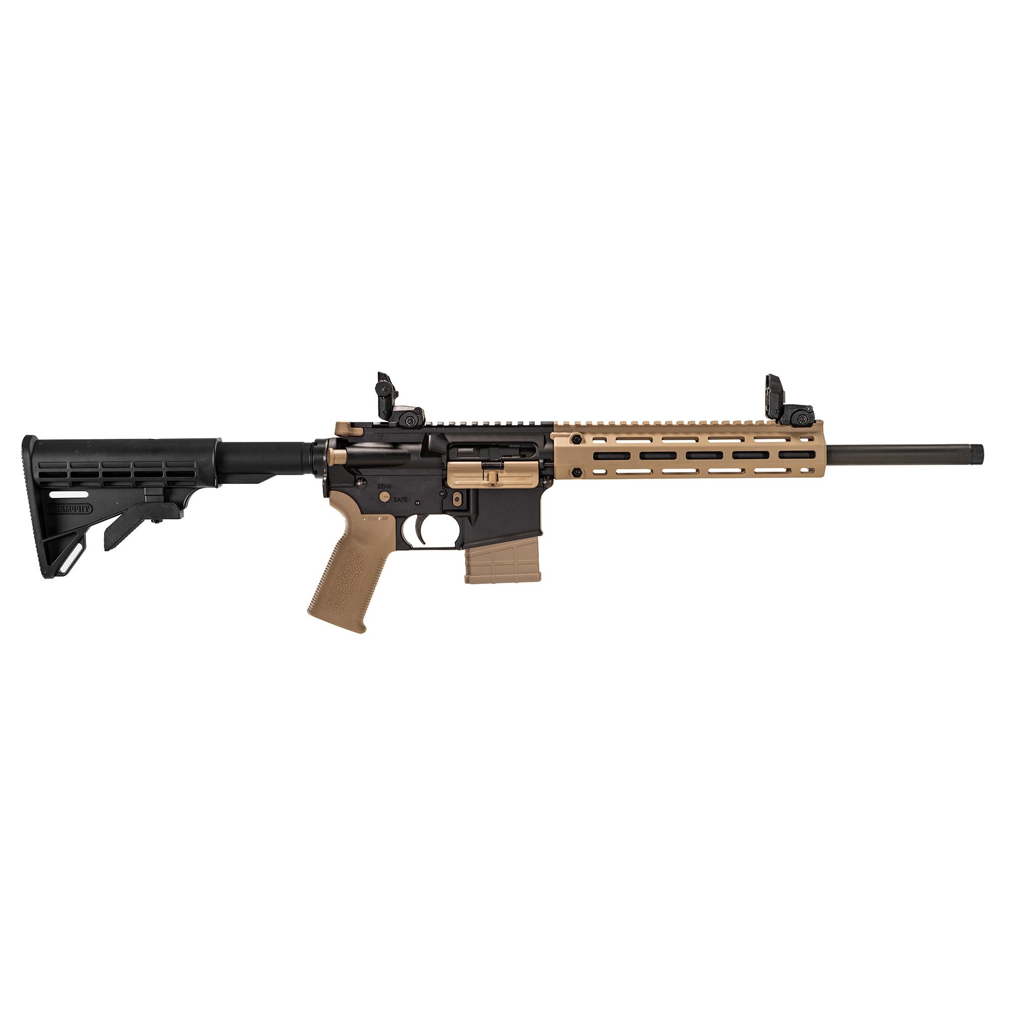 Tippmann Arms M4-22 LTE Accent A101336, 22 LR, 16", 10 Rds, Black & FDE