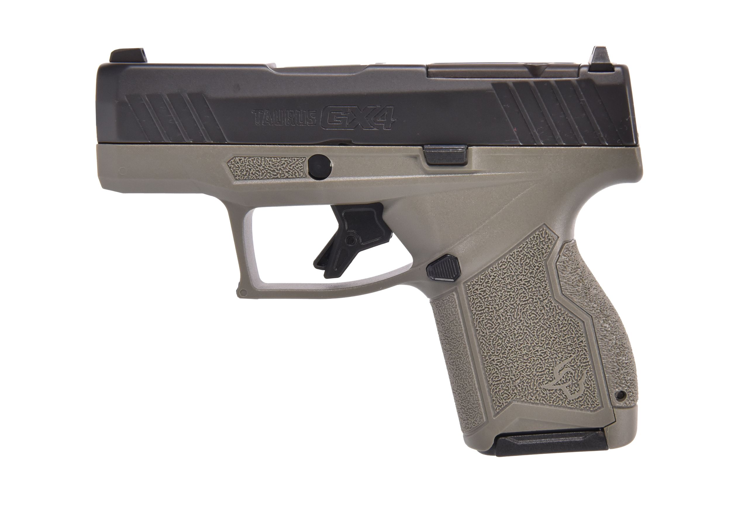 Taurus GX4 Optic Ready Pistol 1-GX4MP931O, 9mm, 3.06in, OD Green Polymer Grips, 13 Rds