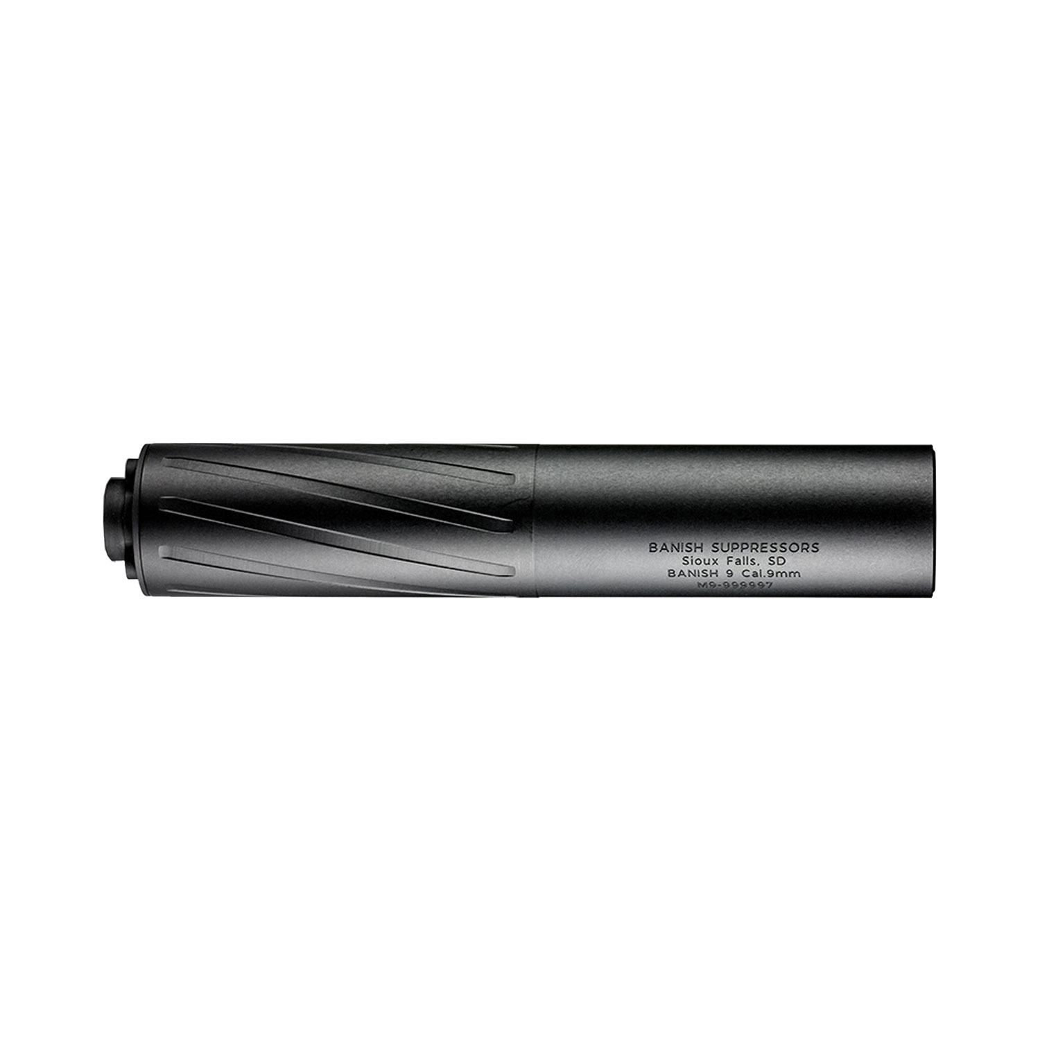 Banish 9 Suppressor, 9mm 1/2-28, Black