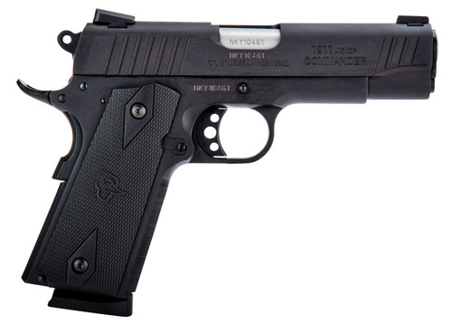 Taurus 1911 CB Commander 45 ACP, 4.2" Barrel, Black Polymer Grips, 8rd Mag