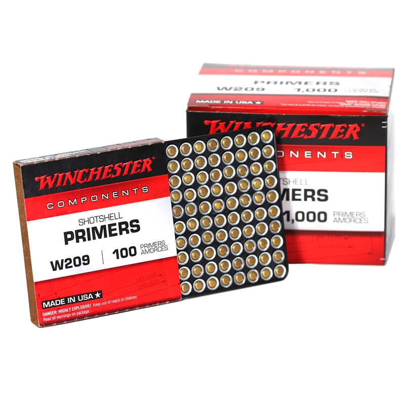 Winchester W209 Shot Shell Primers 1000 Count “IN-STORE ONLY”