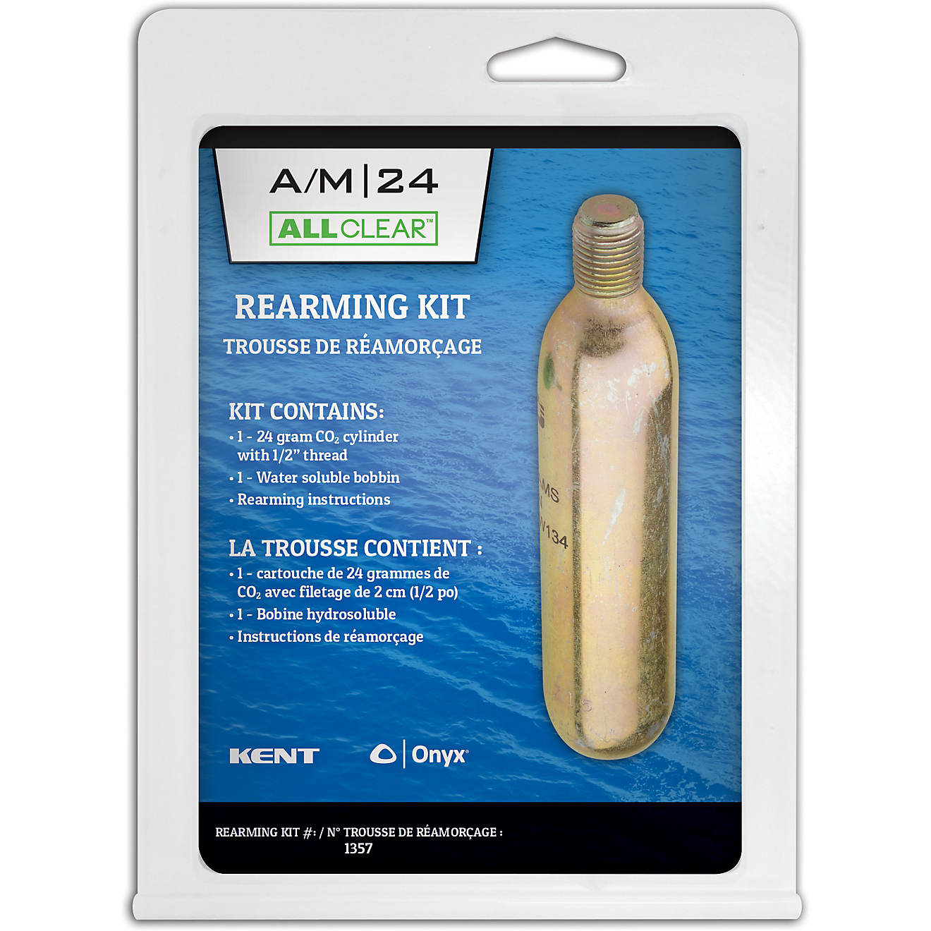Onyx A/M-24 Rearming Kit for Automatic/Manual Inflatable Life Jackets (PFDs) #135200-701-999-12