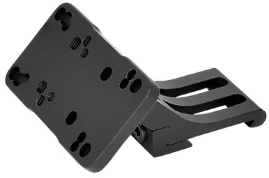 Warne Scope Mounts 45 Degree Offset Reflex Mount for RMR/Holosun - Right Hand