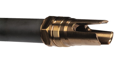 Q LLC ACCFH3/4-24 Flash Hider 7.62 - 3/4x24 TPI, Heat Treat Finish