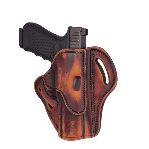 1791 Gunleather BH2.4S Optic Ready Size 2.4S Vintage Leather Belt Slide Fits H&K VP9SK/FN 509 Right Hand ORBH24SVTGR