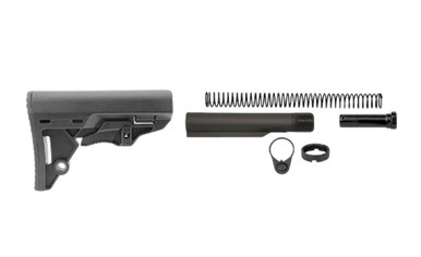 TacFire 6-Position Scout Complete Stock Kit - Black
