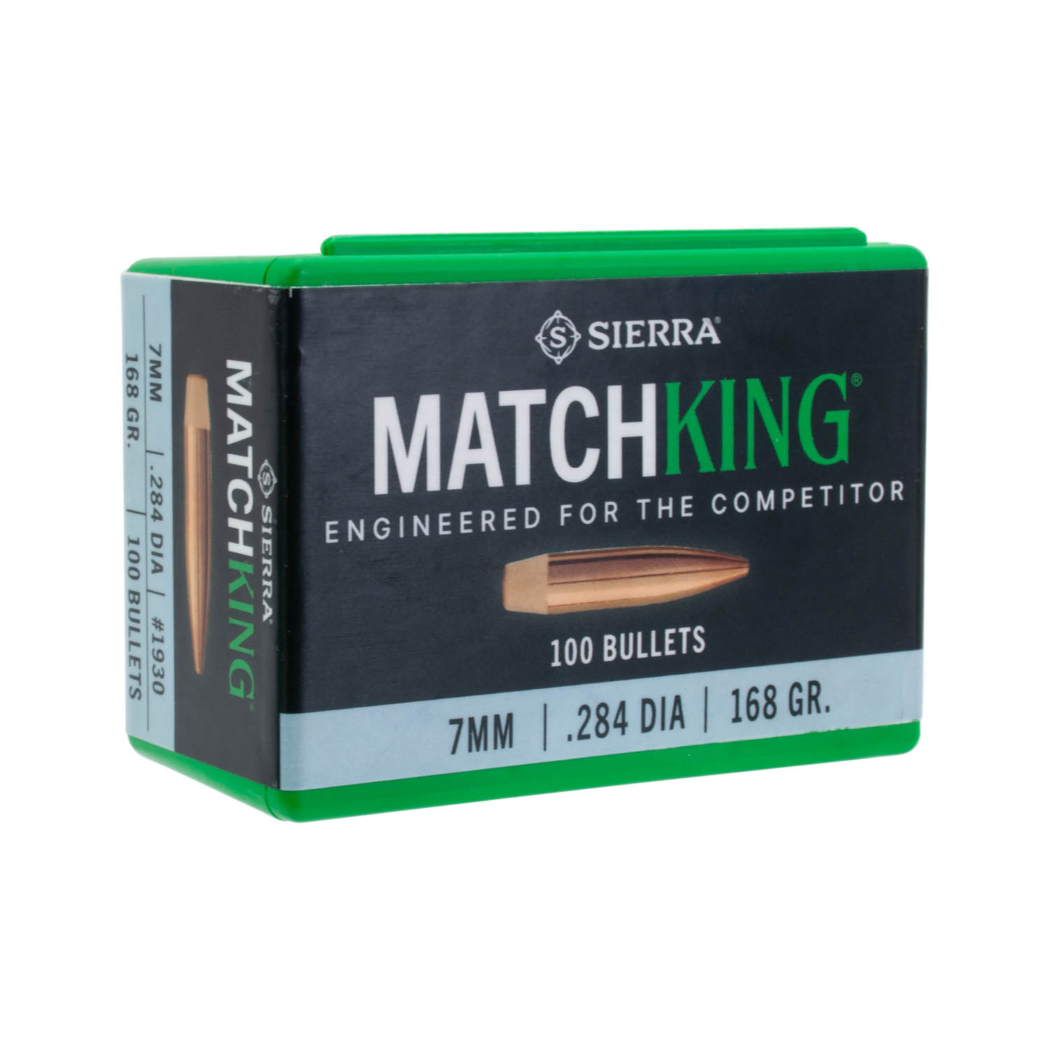 Sierra .284 cal./7mm 168gr. MatchKing Bullets, Box of 100