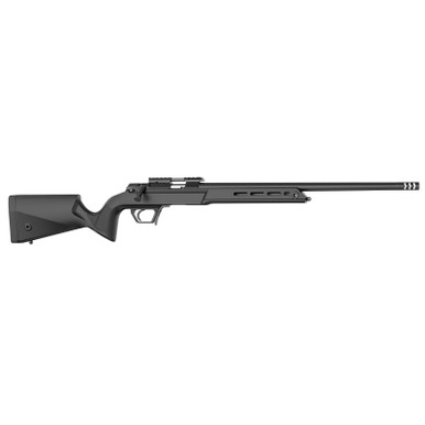 Retay USA ASD22-BLK-16 Asend Sporter 22 LR 10+1 16" Black Heavy Barrel, Black Chrome Receiver w/Picatinny Rail, Black Fixed Synthetic Stock