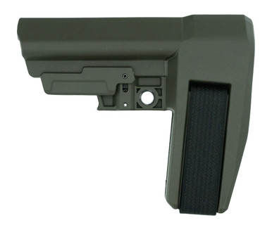 SB Tactical SBA6 Adjustable Pistol Stabilizing Brace OD Green - SBA6X-04-SB
