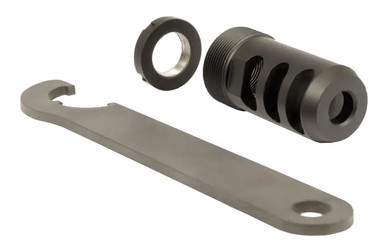 Cadex MX2 ST Self Timing Muzzle Brake 33 Cal 5/8x24 Black - 3850228STBLK